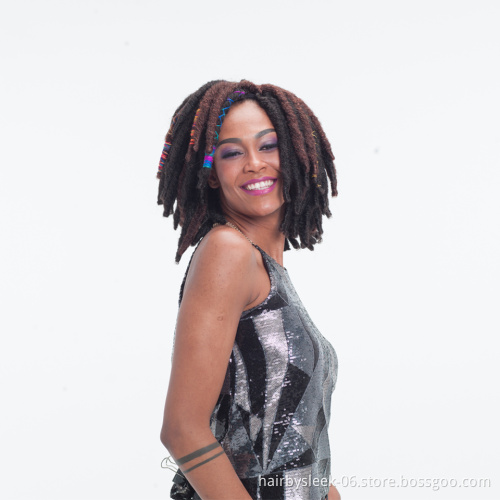Braids Locs Hair 21 Strands 10 inch For African Braiding Soft Dread Synthetic Hair Crochet Locs Dreadlocks Hair Extension